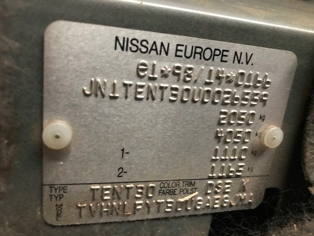 H21008H7MM Дверь боковая зад. правая Nissan X-Trail (T30) 2001-2006 2002