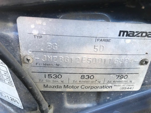 8491005460 Двигатель стеклоочистителя (моторчик дворников) передний Mazda 323 (BG) 1989-1994 1989