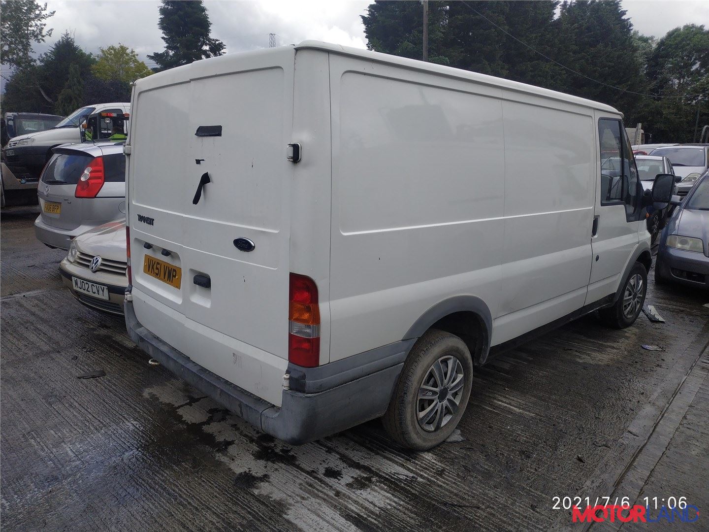 Недавно поступивший автомобиль Ford Transit 2000-2006 - разборочный номер  t22514