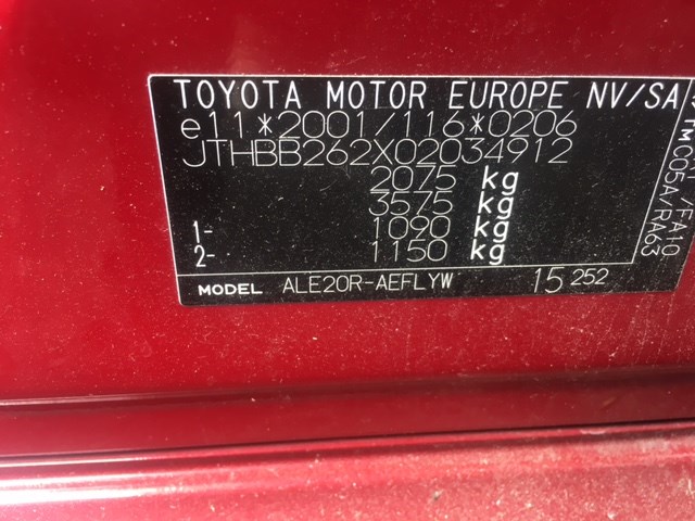 2562026102 Клапан рециркуляции газов (EGR) Lexus IS 2005-2013 2009