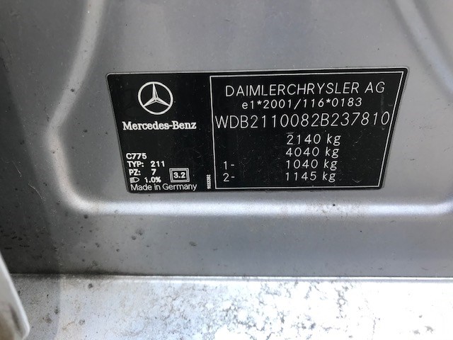 A2117500128 Петля крышки багажника левая Mercedes-Benz E-Class W211 2002-2009 2007