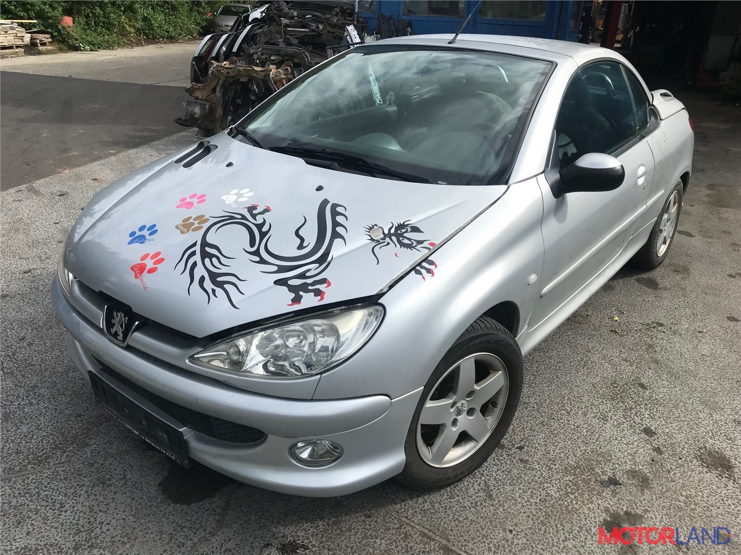 Недавно поступивший автомобиль Peugeot 206 - разборочный номер v3613