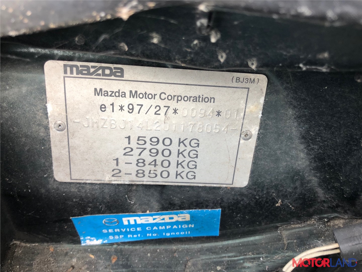 Недавно поступивший автомобиль Mazda 323 (BJ) 1998-2003 - разборочный номер  t22955