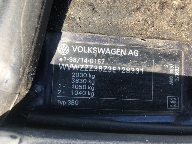 3B0419502K Кардан рулевой Volkswagen Passat 5 2000-2005 2002