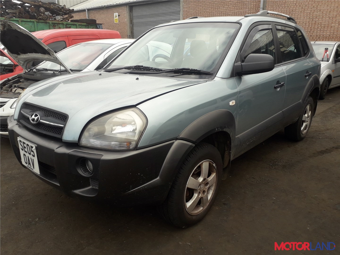 Недавно поступивший автомобиль Hyundai Tucson 1 2004-2009 - разборочный  номер x901