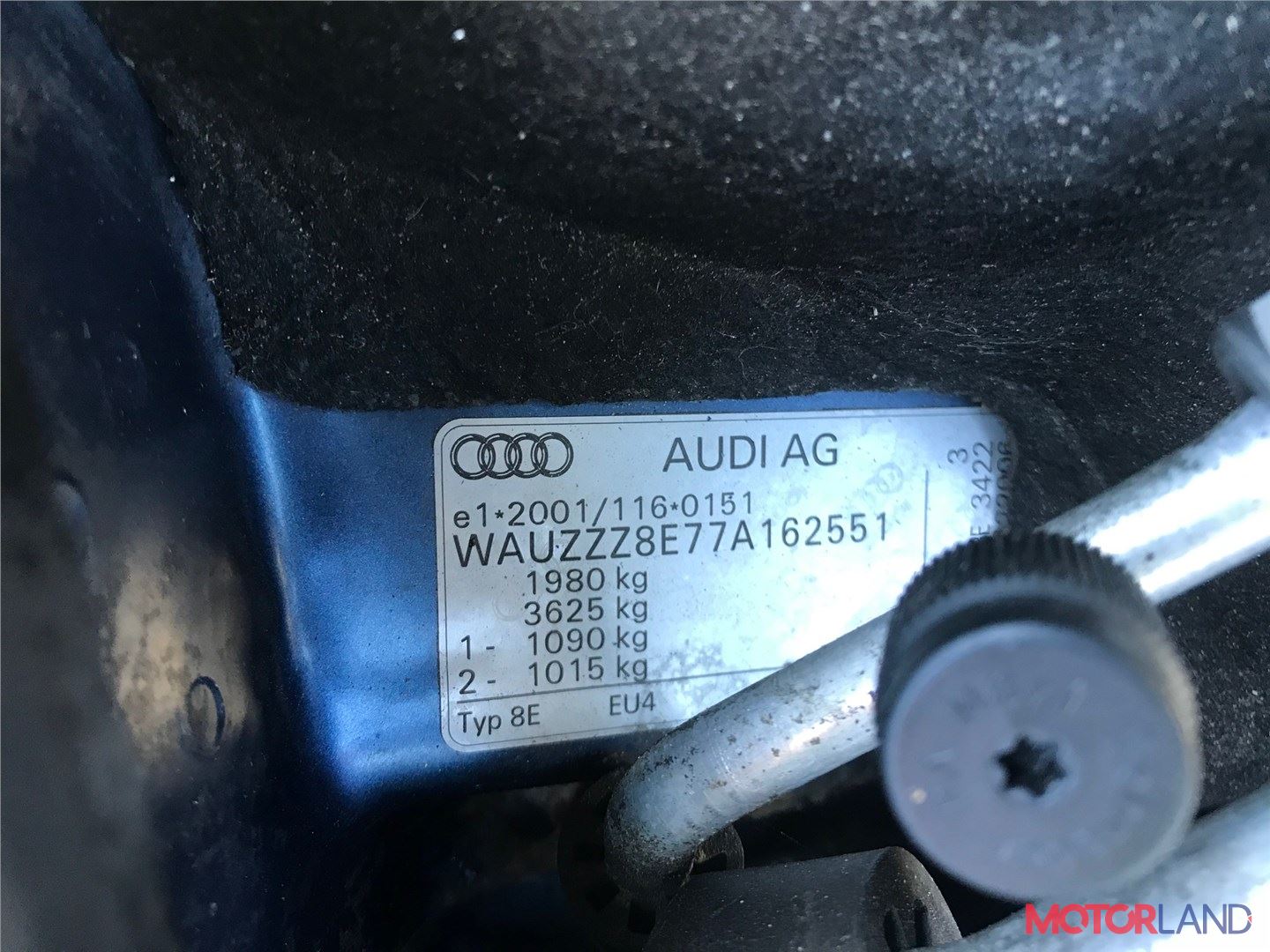 Audi A4 (B7) 2005-2007, разборочный номер T23564 #5