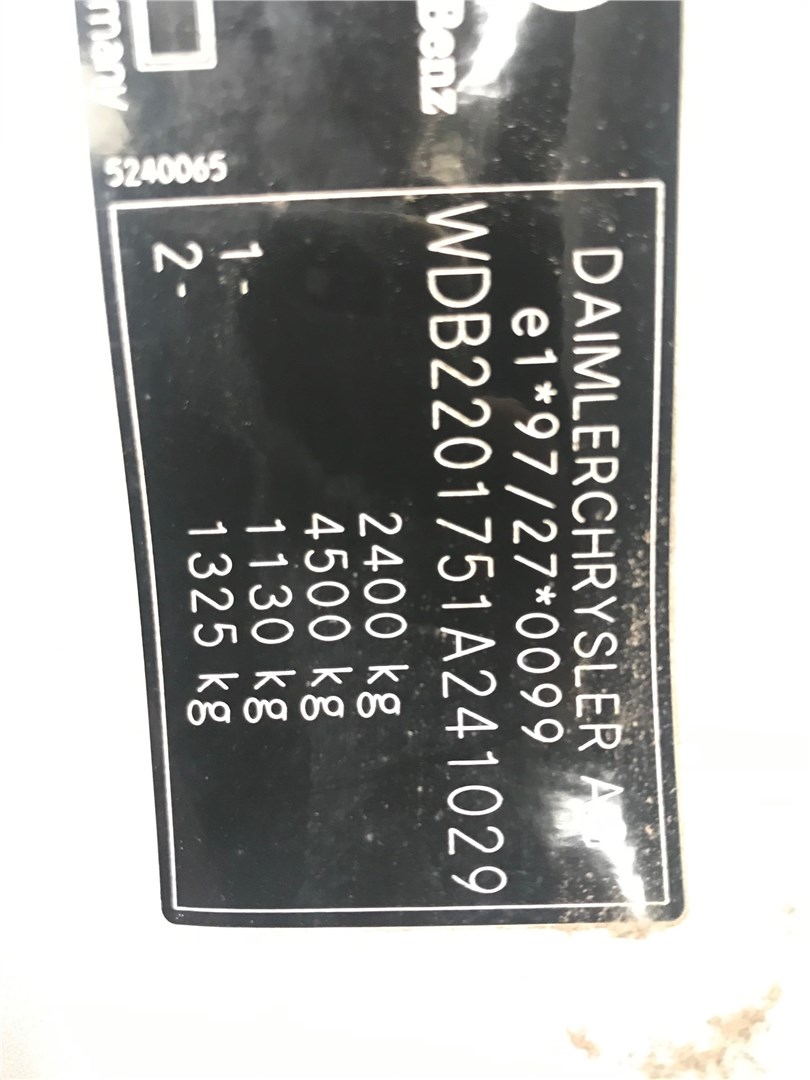 A2206200372 Рамка передняя (телевизор) Mercedes S W220 1998-2005 2001