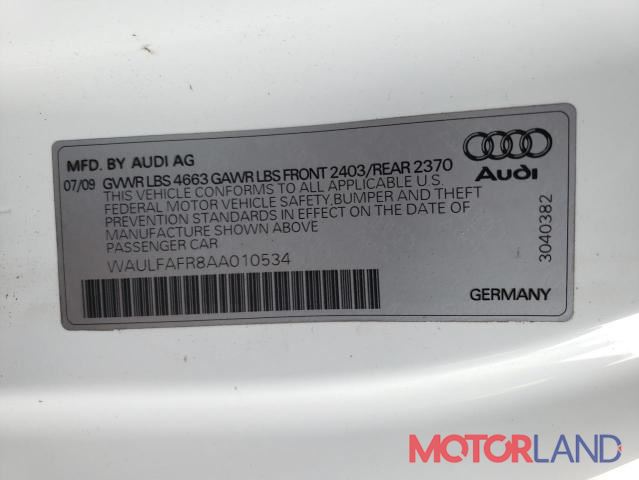 Audi A5 2007-2011, разборочный номер L67 #4