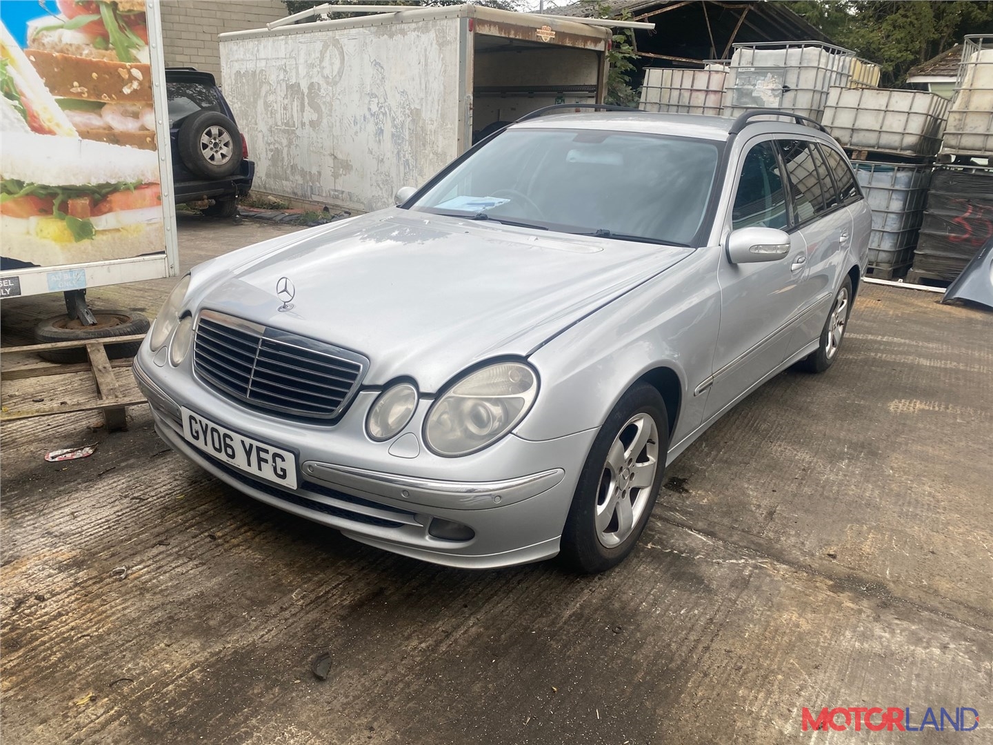 Недавно поступивший автомобиль Mercedes E W211 2002-2009 - разборочный  номер t24308