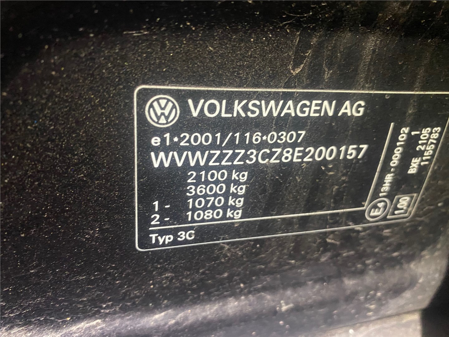 3C9867871J Шторка багажника Volkswagen Passat 6 2005-2010 2008