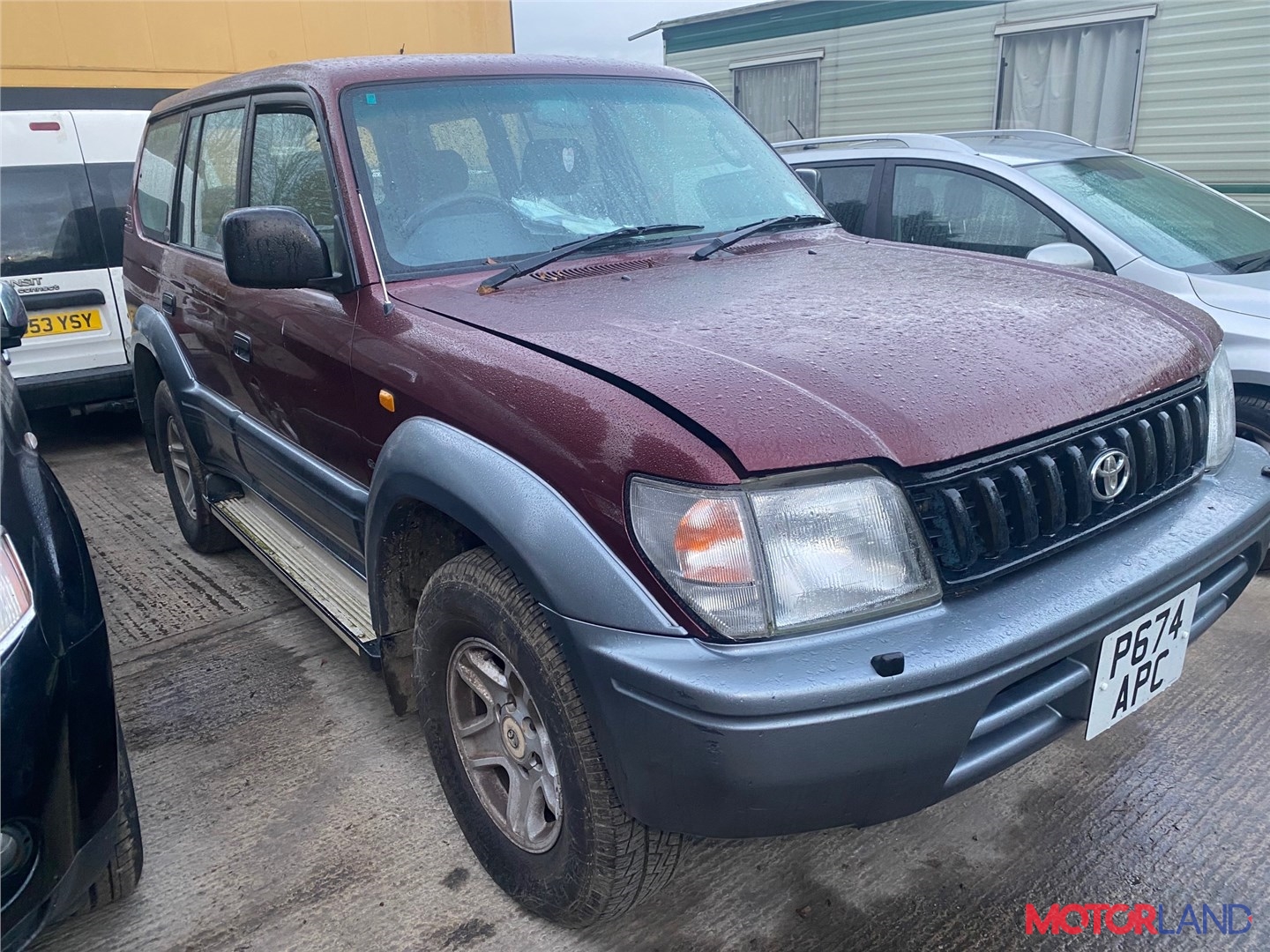 Недавно поступивший автомобиль Toyota Land Cruiser Prado (90) - 1996-2002 -  разборочный номер t24701