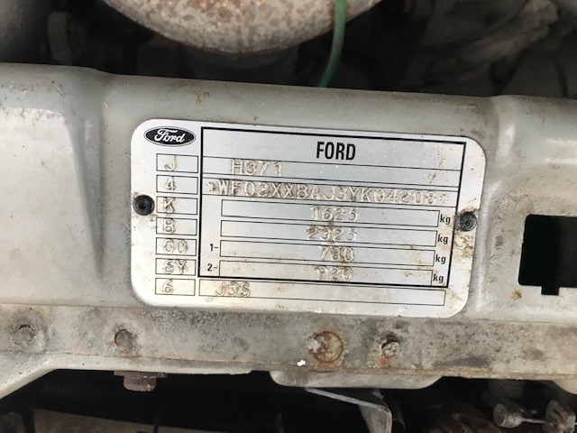 0123310054 Генератор Ford Courier 1991-2002 2000