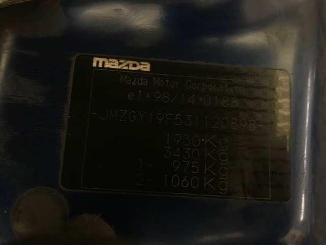 8940000232 Двигатель отопителя (моторчик печки) Mazda Mazda6 GG 2002-2008 2002