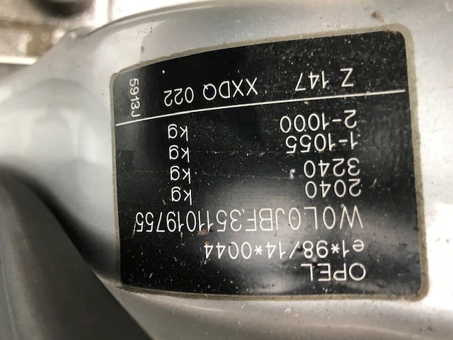 90503604 Рамка под кулису Opel Vectra B 1995-2002 2000