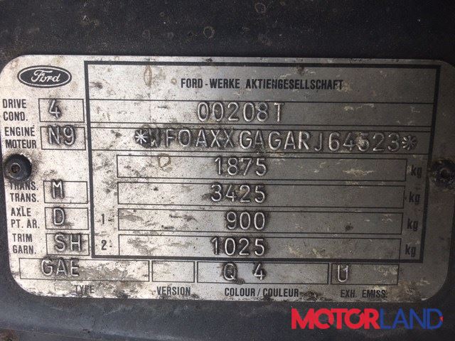 Ford Scorpio 1986-1994 - разборочный номер 76803 #5