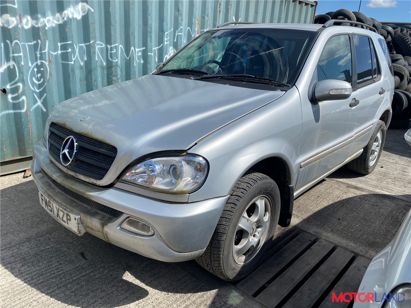 Недавно поступивший автомобиль Mercedes ML W163 1998-2004 - разборочный  номер t28912