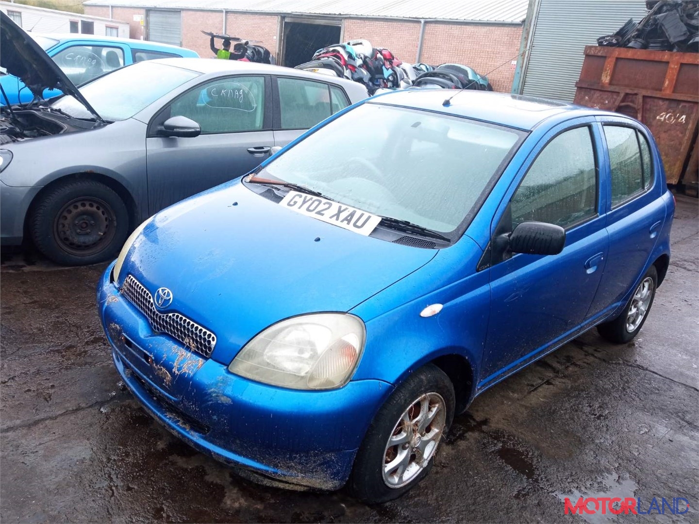 Недавно поступивший автомобиль Toyota Yaris 1999-2006 - разборочный номер  x1936