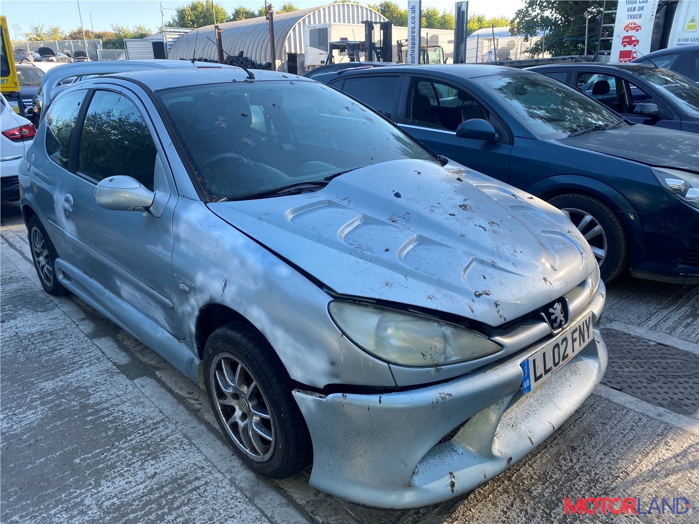 Недавно поступивший автомобиль Peugeot 206 - разборочный номер t29174