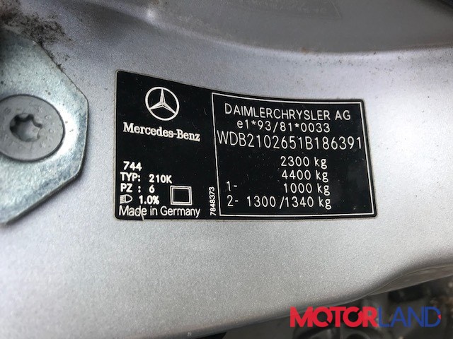 Mercedes E W210 1995-2002, разборочный номер 68863 #5