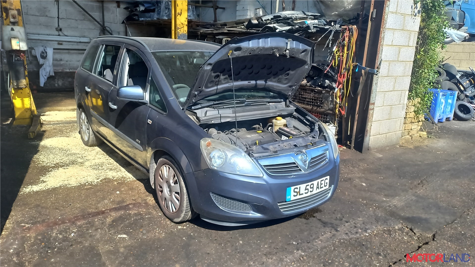 Недавно поступивший автомобиль Opel Zafira B 2005-2012 - разборочный номер  76884