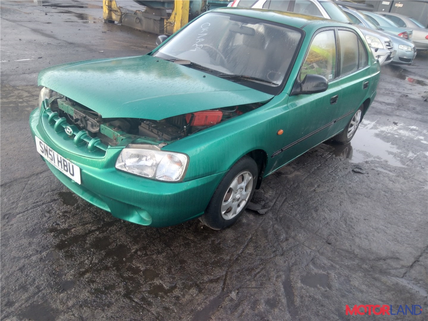 Недавно поступивший автомобиль Hyundai Accent 2000-2006 - разборочный номер  x2219