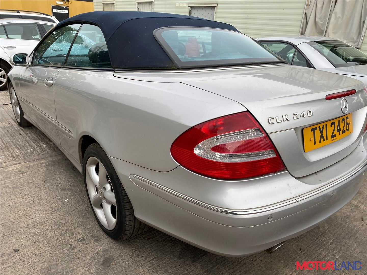 Недавно поступивший автомобиль Mercedes CLK W209 2002-2009 - разборочный  номер t33722