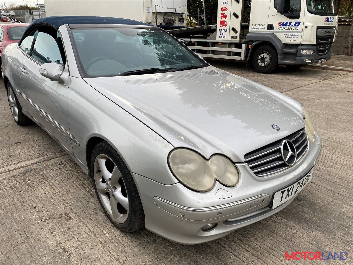 Недавно поступивший автомобиль Mercedes CLK W209 2002-2009 - разборочный  номер t33722