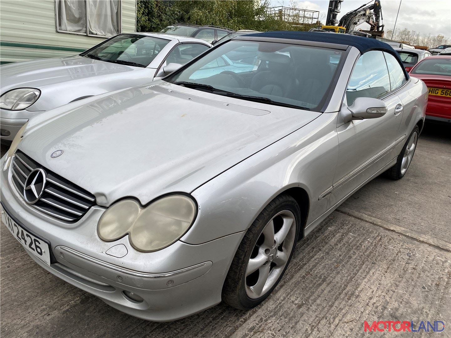 Недавно поступивший автомобиль Mercedes CLK W209 2002-2009 - разборочный  номер t33722