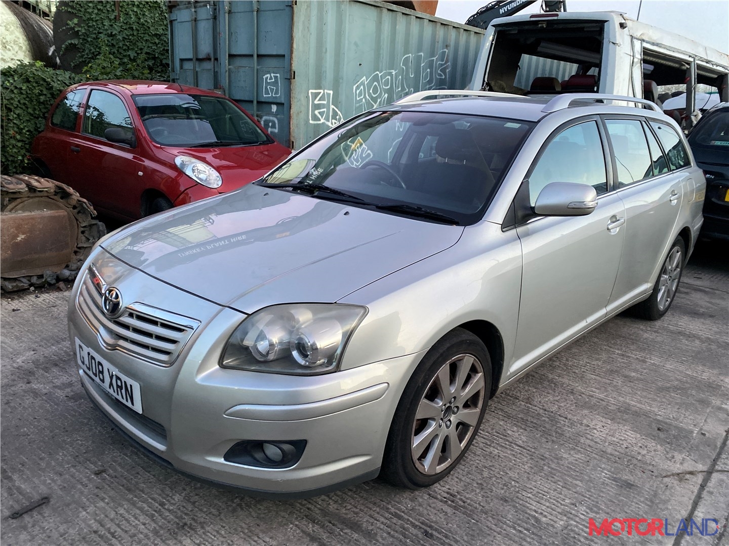 Недавно поступивший автомобиль Toyota Avensis 2 2003-2008 - разборочный  номер t30282