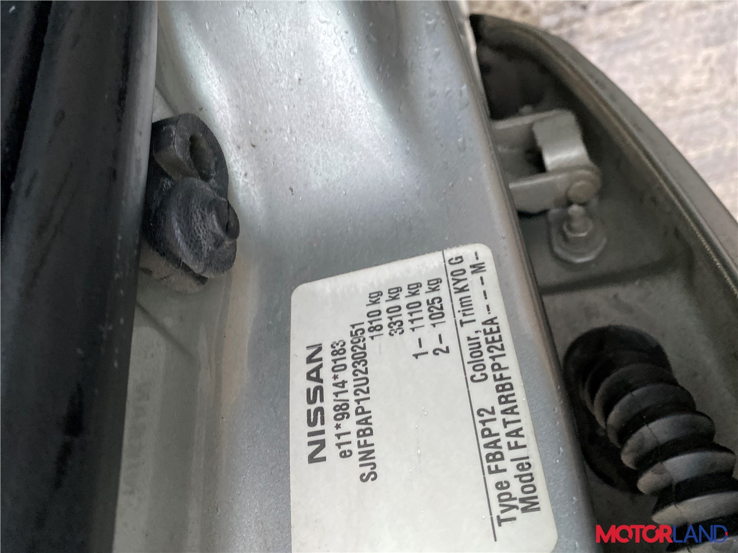 Недавно поступивший автомобиль Nissan Primera P12 2002-2007 - разборочный  номер t30312