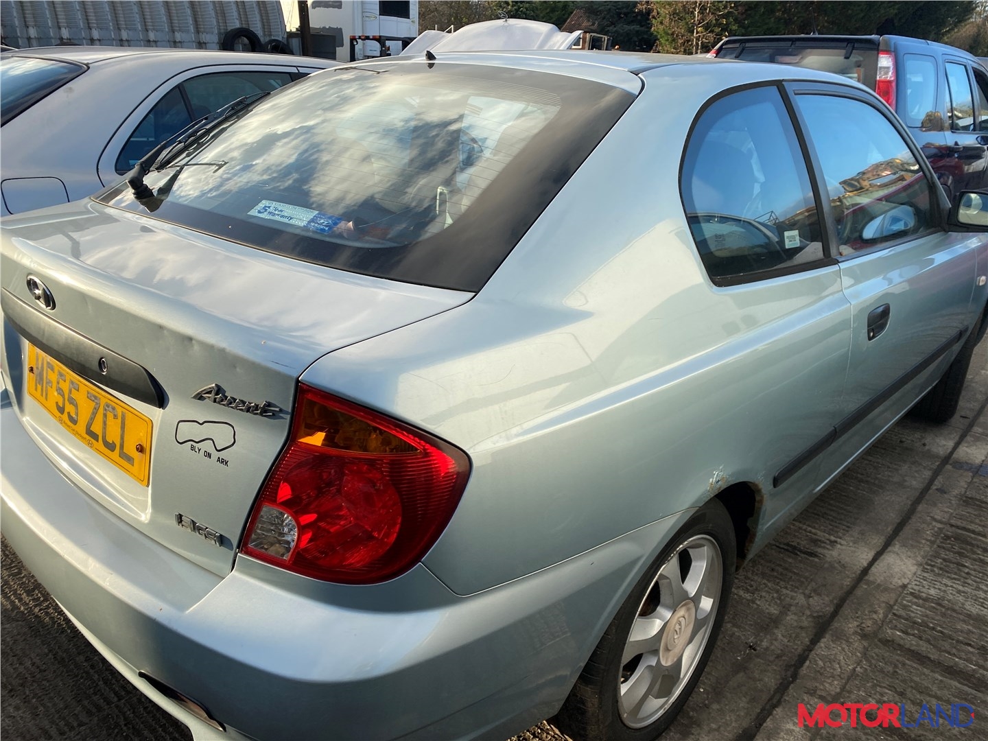 Недавно поступивший автомобиль Hyundai Accent 2000-2006 - разборочный номер  t30334