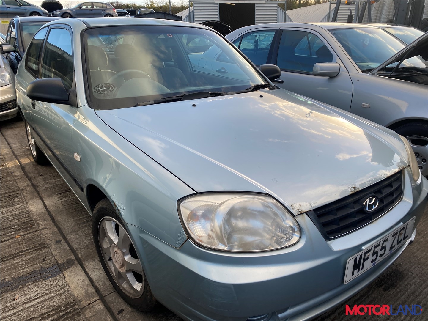 Недавно поступивший автомобиль Hyundai Accent 2000-2006 - разборочный номер  t30334