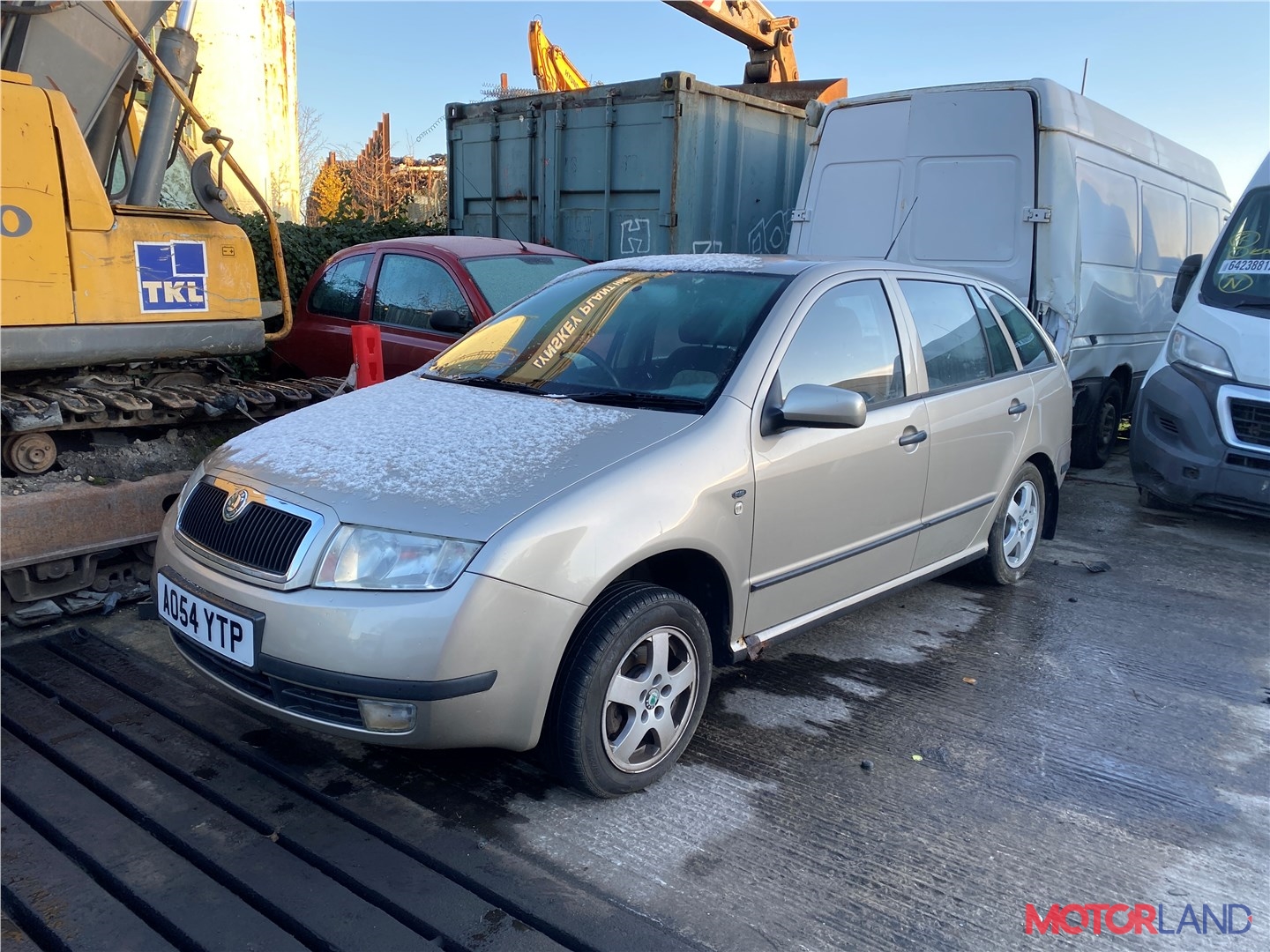 Недавно поступивший автомобиль Skoda Fabia 1999-2004 - разборочный номер  ta3300