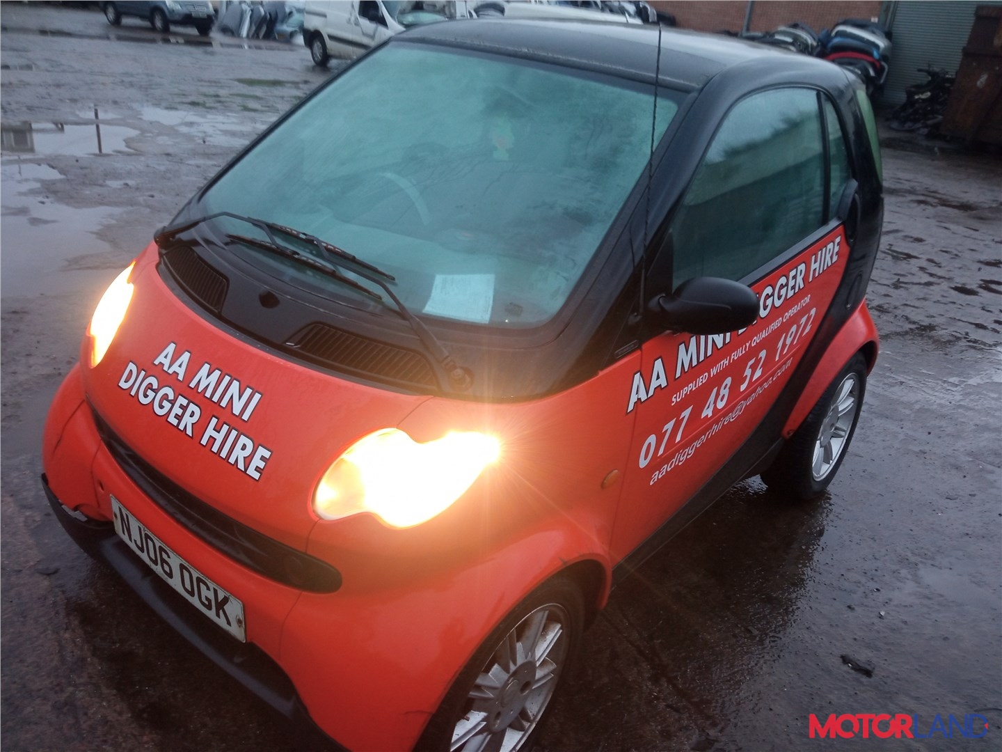 Недавно поступивший автомобиль Smart Fortwo 1998-2007 - разборочный номер  x2751