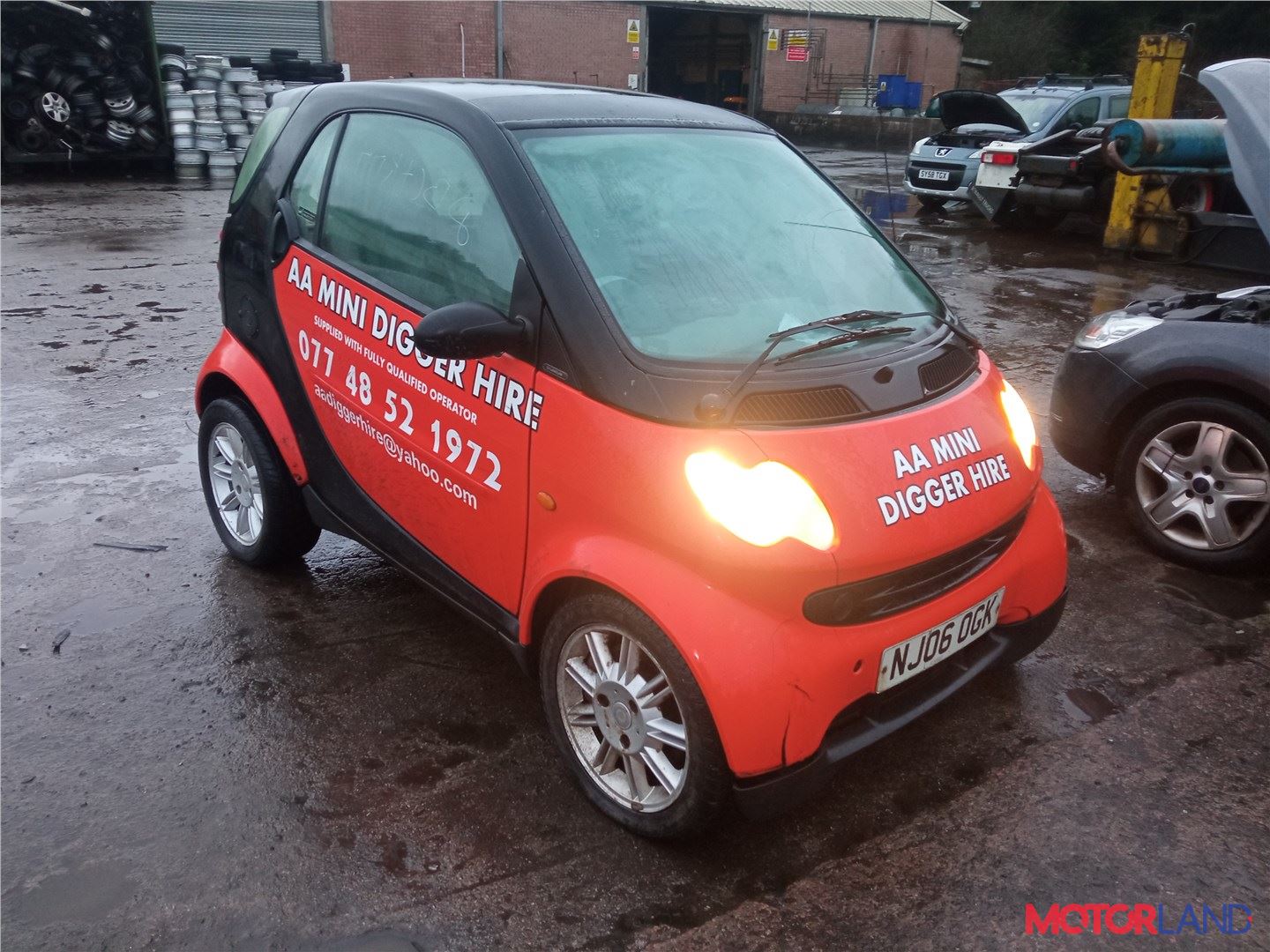 Недавно поступивший автомобиль Smart Fortwo 1998-2007 - разборочный номер  x2751