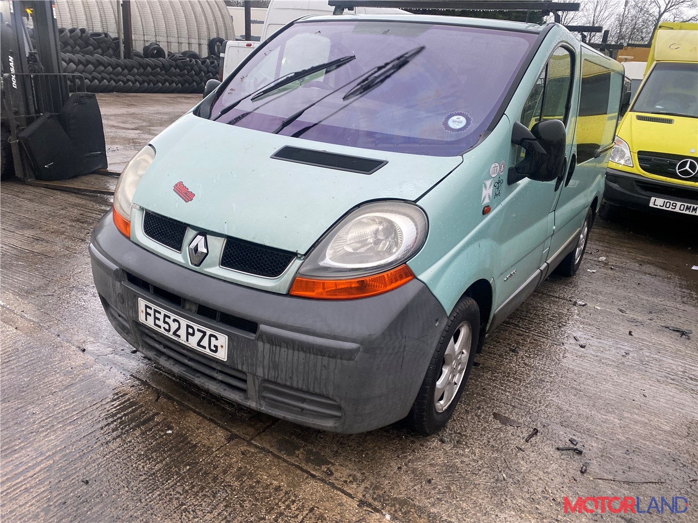 Недавно поступивший автомобиль Renault Trafic 2001-2014 - разборочный номер  t31939