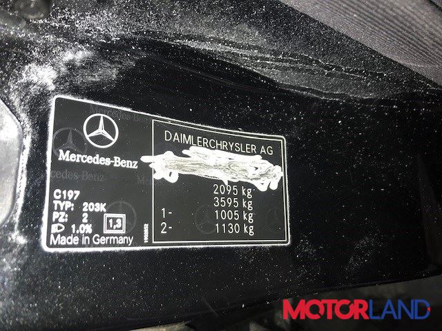 Mercedes C W203 2000-2007 - разборочный номер 69212 #5