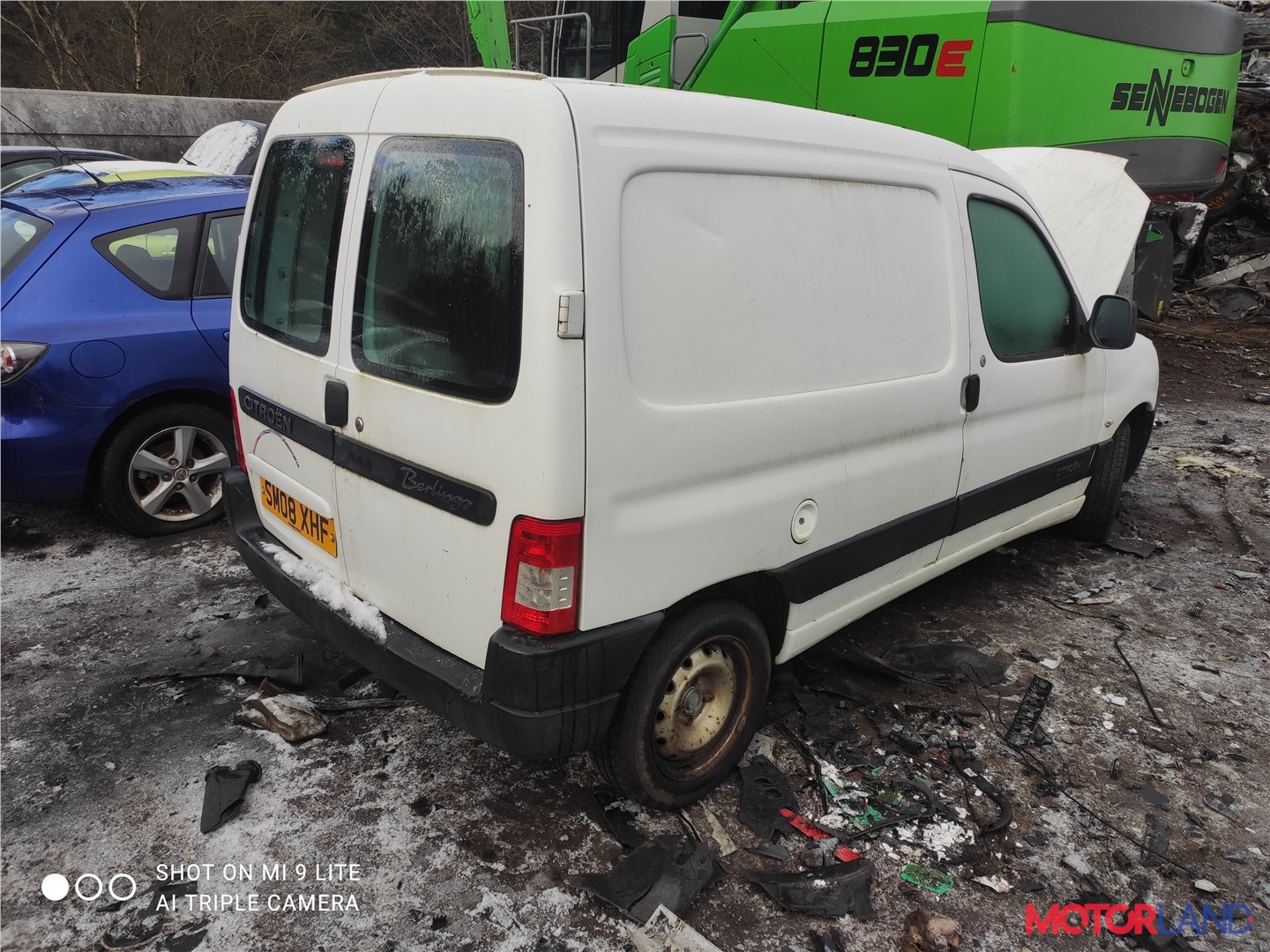 Недавно поступивший автомобиль Citroen Berlingo 2002-2008 - разборочный  номер x2821