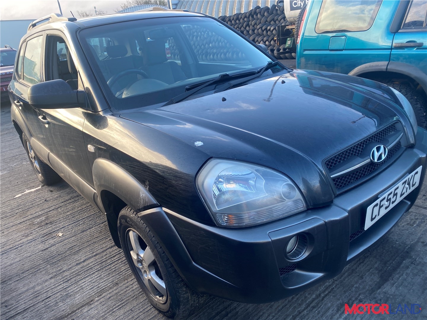 Недавно поступивший автомобиль Hyundai Tucson 1 2004-2009 - разборочный  номер t31640