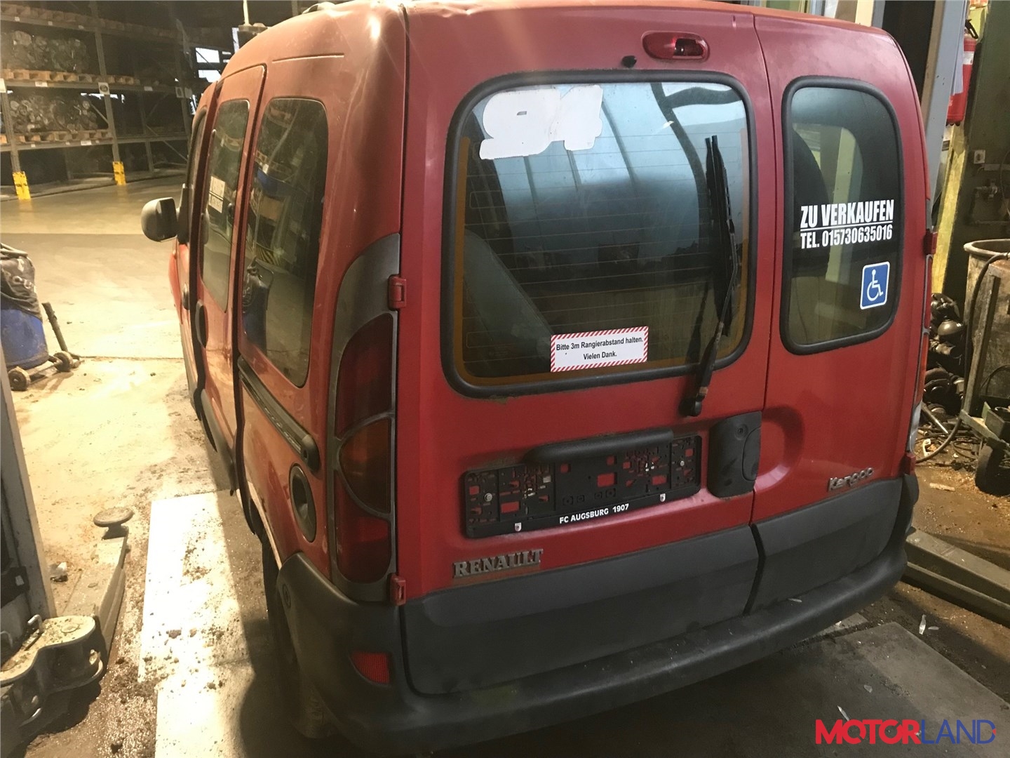 Недавно поступивший автомобиль Renault Kangoo 1998-2008 - разборочный номер  69253