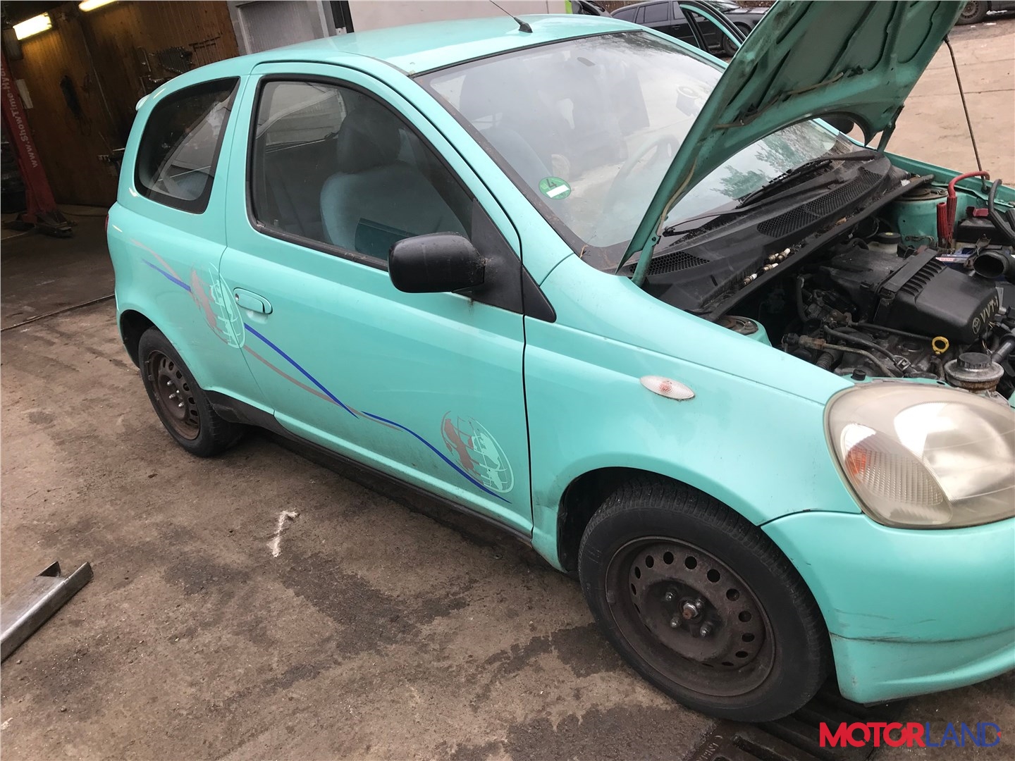 Недавно поступивший автомобиль Toyota Yaris 1999-2006 - разборочный номер  v4207