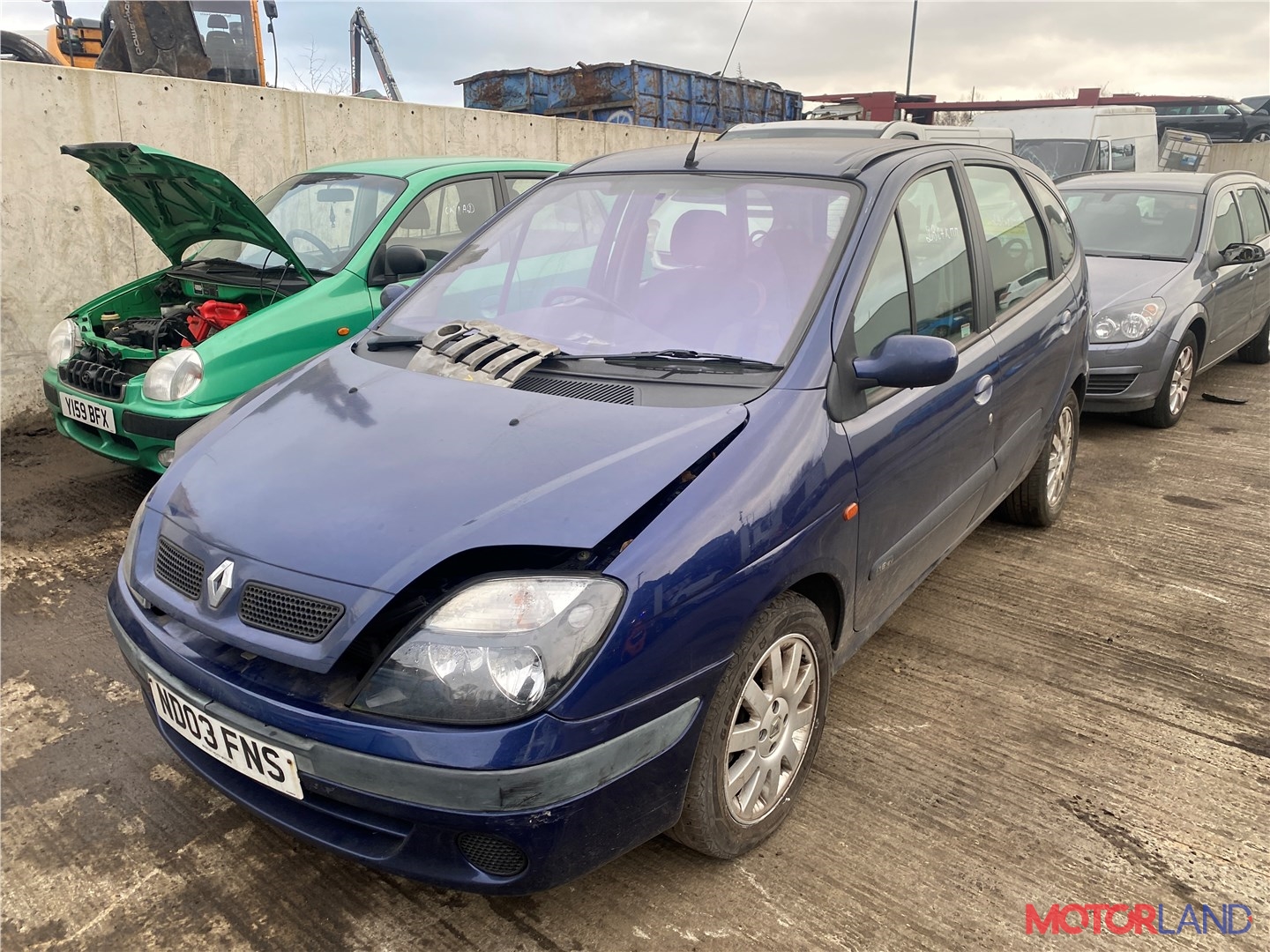 Недавно поступивший автомобиль Renault Scenic 1996-2002 - разборочный номер  t32157