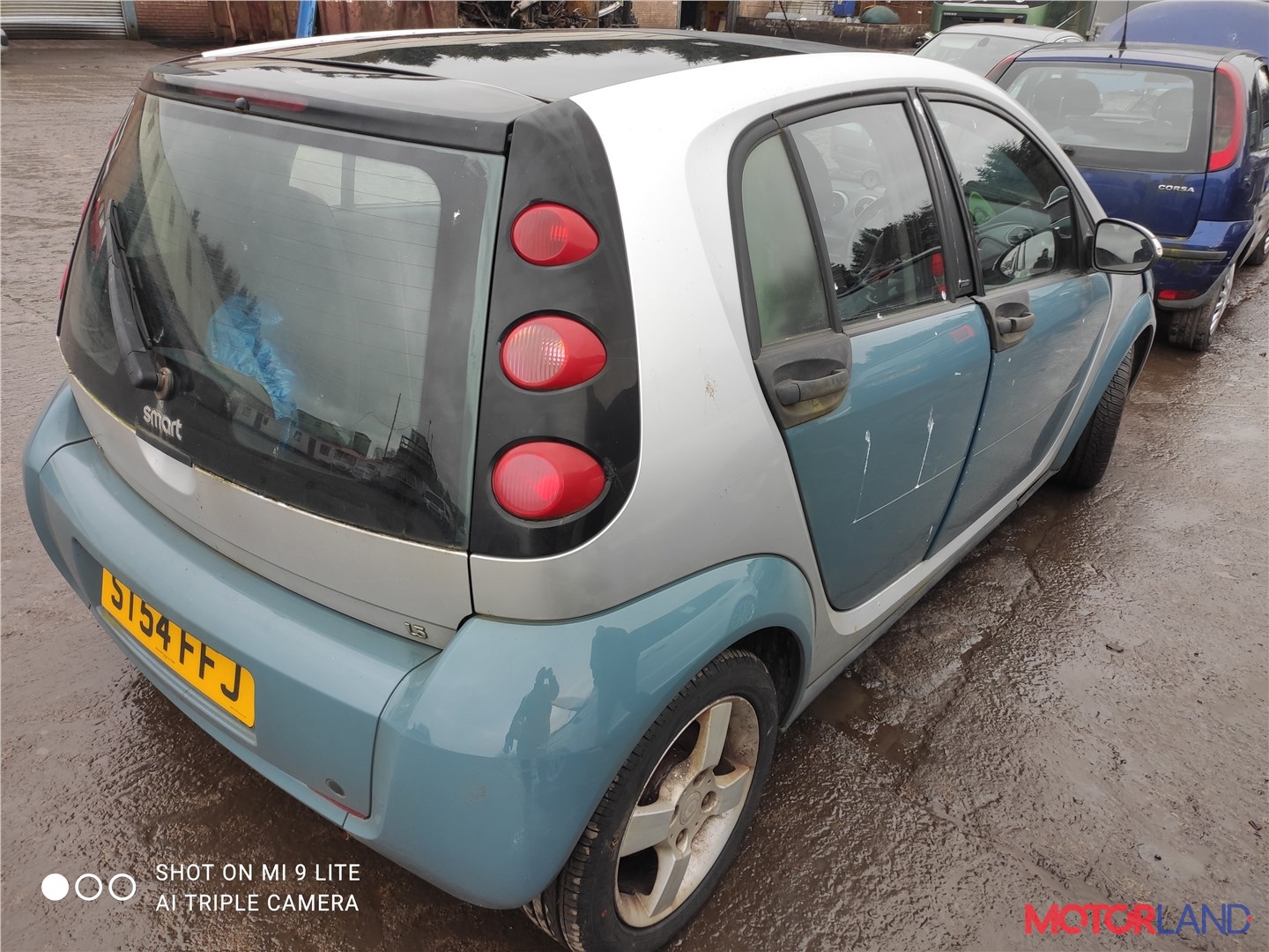 Недавно поступивший автомобиль Smart Forfour W454 2004-2006 - разборочный  номер x3033