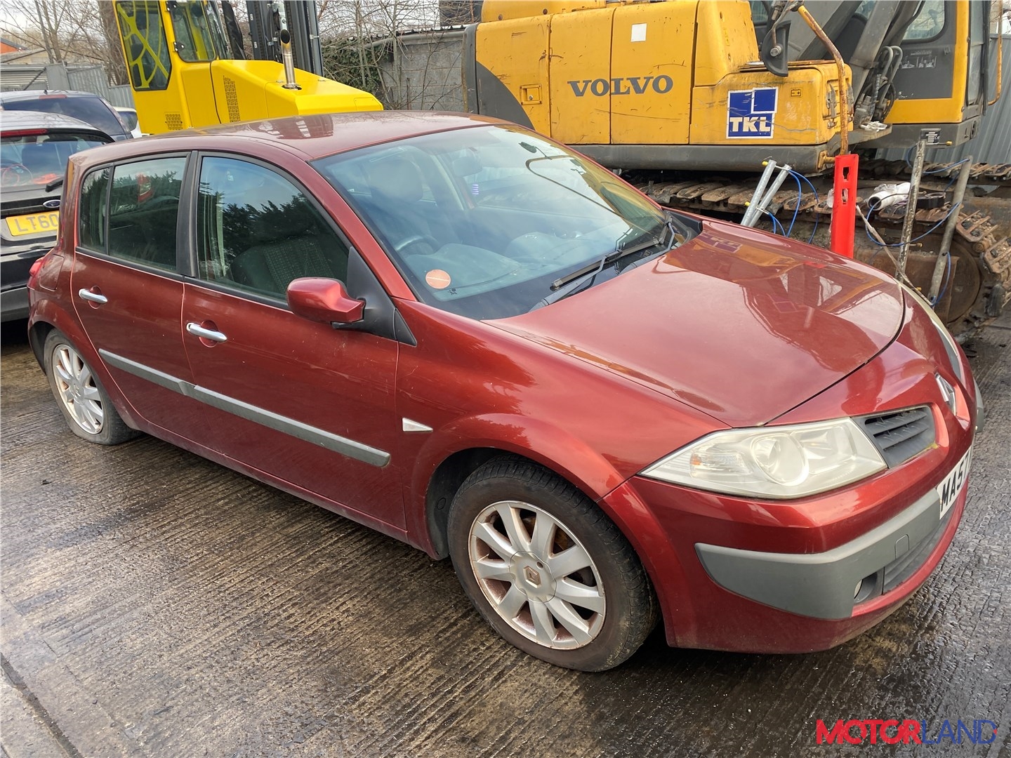 Недавно поступивший автомобиль Renault Megane 2 2002-2009 - разборочный  номер t32459