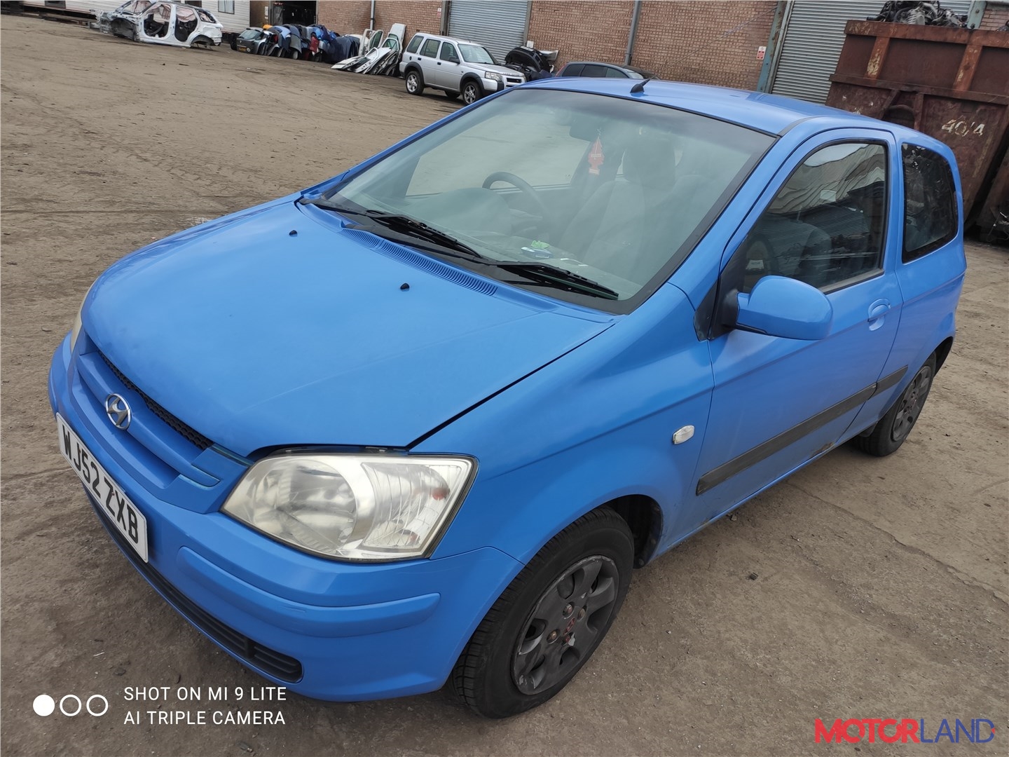 Недавно поступивший автомобиль Hyundai Getz - разборочный номер x3065