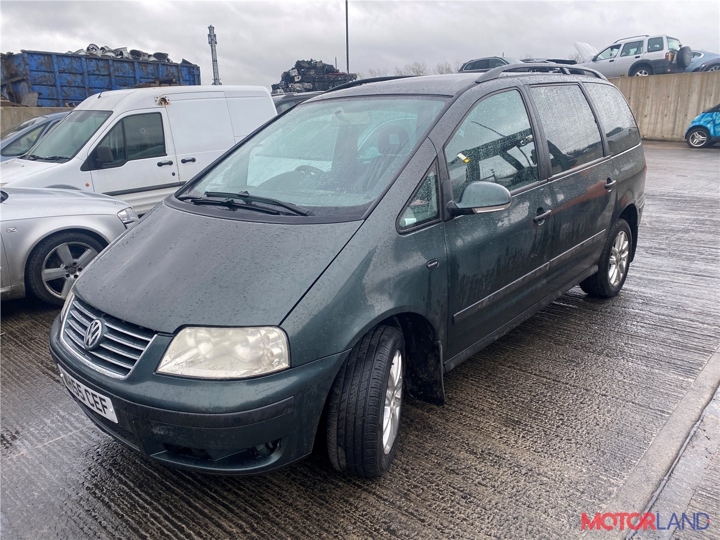 Недавно поступивший автомобиль Volkswagen Sharan 2000-2010 - разборочный  номер t32708