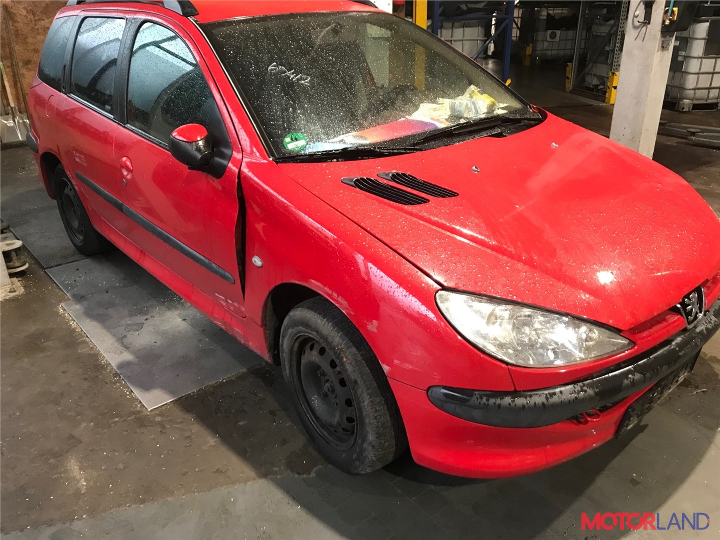 Недавно поступивший автомобиль Peugeot 206 - разборочный номер 69412