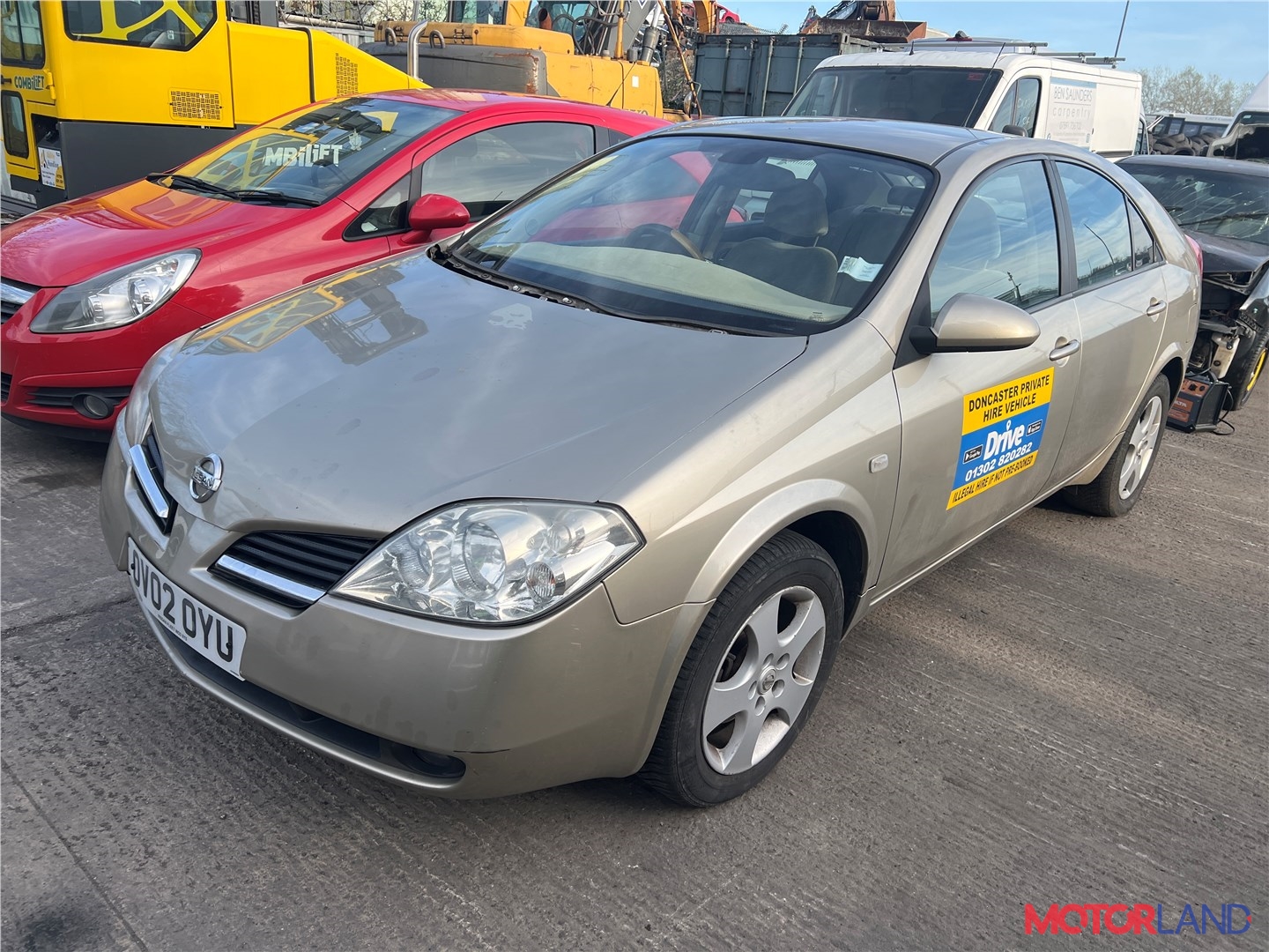 Недавно поступивший автомобиль Nissan Primera P12 2002-2007 - разборочный  номер t33198