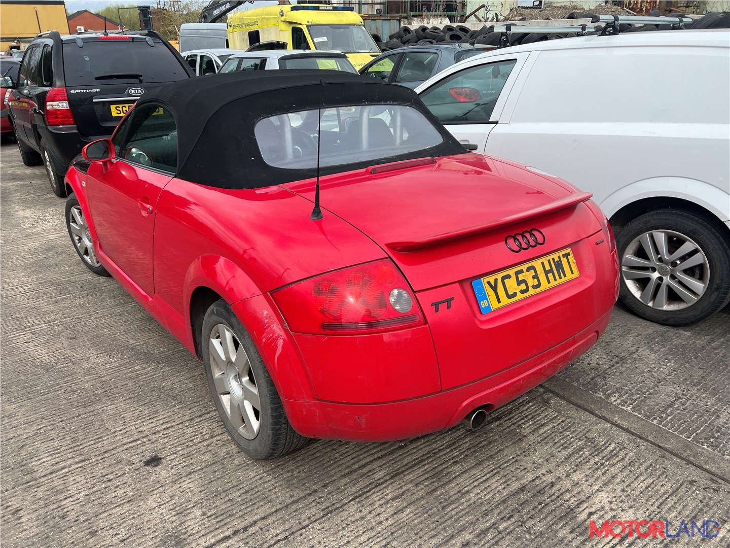 Недавно поступивший автомобиль Audi TT 1998-2006 - разборочный номер t33307