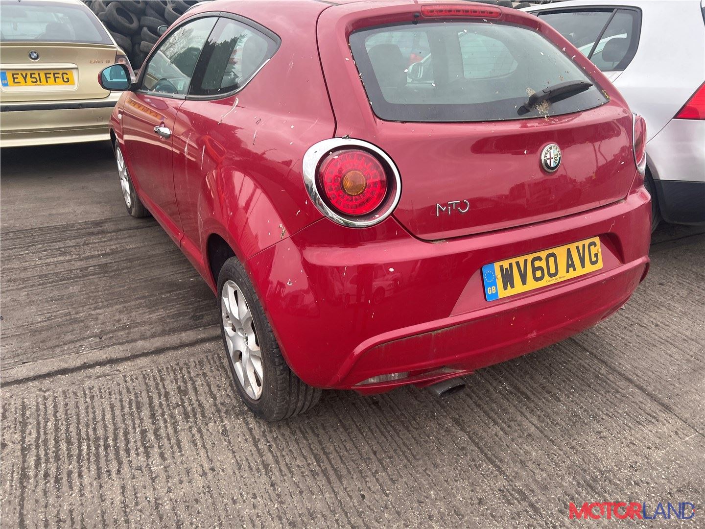 Недавно поступивший автомобиль Alfa Romeo MiTo 2008-2013 - разборочный  номер t33673